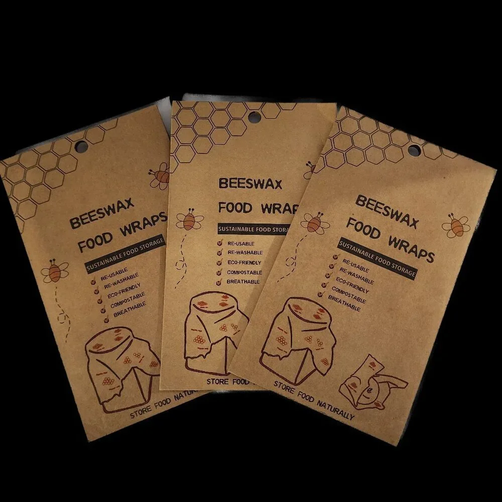 NWT 9 Bee’s Wrap Resuable Bee’s Wax food wraps. - Picture 2 of 7